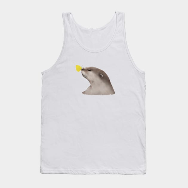 Smooth Coated Otter 2 Tank Top by OtterFamily